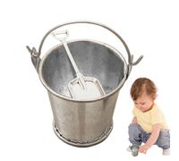 Miniature Garden Tools, Accessories Set, 1.42in Realistic Bucket Ornament, Small Decorative Tool, Portable Detailed Design for Workplace, Children, School, Home Decor