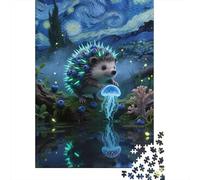 Miniature Hedgehog Jigsaw for Adults 1000 Piece Brainteasing Games Gifts for Men Challenge 1000pcs (75x50cm)