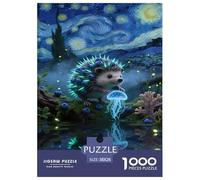 Miniature Hedgehog Jigsaw Puzzle Impossibili 1000 Pezzi Decorazione Per La Casa. Rilassamento E Intelligence Per Adulti E Ragazzi Da 14 Anni 38x26cm/1000pcs