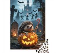 Miniature Hedgehog Jigsaw Puzzle Impossible 1000 Pezzi Cartoni animati Art Decorazione Per La Casa. Giochi Rilassamento E Intelligence Per Adulti E Ragazzi Da 14 Anni 1000pcs (75x50cm)