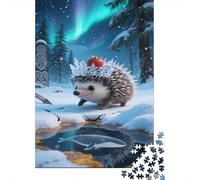 Miniature Hedgehog Puzzle Sfidare 1000 Puzzle Familiare ArtePuzzle Decorazione Della Casa Regalo 1000pcs (75x50cm)