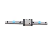 Miniature Linear Slide Rail 100mm | High Accuracy for Smooth Motion | Compact Guide Block for 3D Printers/CNC/Automation | Steel, H Grade, 35g