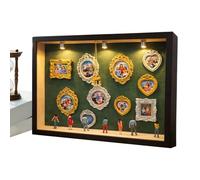 Miniature Museum Kit, Collectible Home Decoration, Shadow Box Frame Kit with Lights, Display Set, Miniature Craft Set for Women, Men Teens Adults Wall Shelf Living Room Bedroom Birthday Christmas