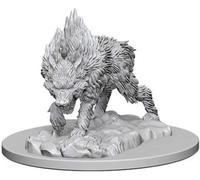 Dungeons & Dragons Pathfinder: Deep Cuts Unpainted Miniature - Dire Wolf