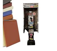 Miniature Payphone - Mini Vintage Style Phone Booth Model Decoration | Home Retro Ornament Model | Mini Doll House Furniture Accessories For Living Room Bedroom Scene Building Collection