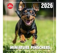 Miniature Pinschers 2026 Wall Calendar: Bold personalities in tiny frames through every season