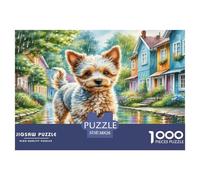 Miniature Poodle Jigsaw Puzzle Impossibili 1000 Pezzi Decorazione Per La Casa. Rilassamento E Intelligence Per Adulti E Ragazzi Da 14 Anni 38x26cm/1000pcs