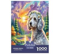 Miniature Poodle Jigsaw Puzzle Impossibili 1000Pcs Decorazione Per La Casa. Giochi Rilassamento E Intelligence Per Adulti E Bambini Da 12 Anni 38x26cm/1000pcs