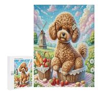 Miniature Poodle Puzzle 1000 Pezzi Rilassamento Per Adulti Cute Pet Animals Rompicapo Pressione Ridotta Giochi Da Tavolo Solo O in Gruppo Regalo Amico E Colleghi Di Lavoro 500 PCS