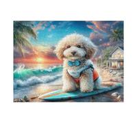 Miniature Poodle Puzzle 500 Pezzi Per Famiglia E Amici Cute Dog Pet Rompicapo Relax Pressione Ridotta Giochi Da Tavolo Per Serate in Compagnia Regalo Natale 2025 500 PCS
