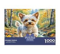 Miniature Poodle Puzzle Impossibili 1000Pcs Decorazione Per La Casa. Rilassamento E Intelligence Per Adulti E Bambini Da 12 Anni 38x26cm/1000pcs