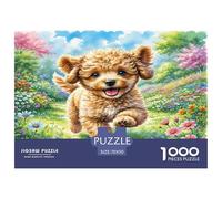 Miniature Poodle Puzzle Impossible 1000Pcs Decorazione Per La Casa. Giochi Rilassamento E Intelligence Per Adulti E Ragazzi Da 14 Anni 70x50cm/1000pcs