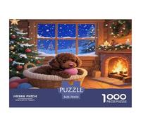 Miniature Poodle1000 Piece Jigsaw Puzzle for Adults And Kids Educational Games ChristmasChallenging Home Decors Great Gift Idea70x50cm/1000pcs