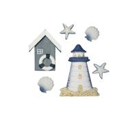 Miniature - RAYHER - Casa al mare - Multicolore - 6 pezzi - 125x80x23 cm