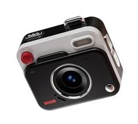 Miniature Retro Camera 1080P 32GB Expandable with 3 Straps & Smartphone Sync for Pets & Adventures Vintage Mini Digital Camera