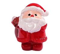 Miniature Santa Figurines - Christmas Miniature Ornaments for Desktop, Bedside, Shelf, Kitchen, Dining Table, Car Dashboard, Holiday Party Decorations, Collectible and Gift-Ready