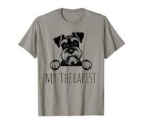 Miniature Schnauzer Funny Dog Owner Maglietta