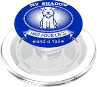 Miniature Schnauzer My Dog is My Shadow Funny Pet Dog Lover PopSockets PopGrip per MagSafe