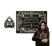 Miniature Spirit Board, Spirit Board Game - Talking Spirit Board in miniatura - Strumenti di divinazione metafisica Decorazione per la casa con planchette per il compleanno e Halloween