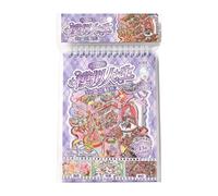 Miniature Sticker Book Set, 3D Scene Visual Decal Album, For Kids Craft Use, Cute Room Decorative Sticker Pack, Creative Scrapbook Art Material, Classroom Home Party Learning Activity Kit