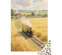 Miniature Train Puzzle 1000 Pezzi Per Appassionati, Decorazione Personalizzata, Gioco Educativo 14+, Regalo Creativo Adulti 1000pcs (75x50cm)