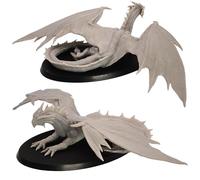 Miniature Young Bronze Dragon - 1 grande modello di drago per incontri RPG da tavolo | Mostro fantasy in scala 28 mm | DnD, Pathfinder, giochi di guerra | Miniature epiche con licenza | Collezionisti