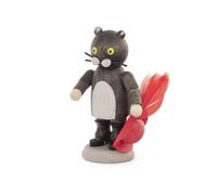 Miniaturfigur Gestiefelter Gatto Altezza Circa 4,5cm Nuovo Fiaba Animale Legno
