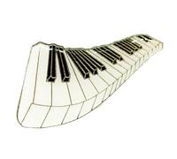 Miniblings Albero Tastiera Pin Strumento Spilla Pianoforte Mini - a Mano Gioielli di Moda Pulsante I Pin Pins