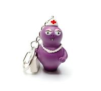 Miniblings Barbamama Portachiavi Barbapapa Figura 75 mm - Fatto a Mano Gioielli I I Ciondolo Portachiavi Portachiavi