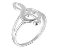 Miniblings Clef Triplo Anello Nota Musicale - Chiave di Violino Nota Musicale - Anello di barretta dei monili I Fatto a Mano movente Ho Formato Una Regolabile