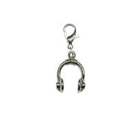 Miniblings Cuffie di Musica Charm Braccialetto DJ Headphones Argento