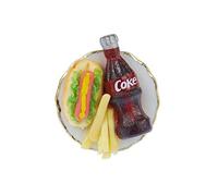 Miniblings Fast Food Anello anulare Soda Patatine Fritte Hot Dog Eating Lemonade - Anello di barretta dei monili I Fatto a Mano movente Ho Formato Una Regolabile