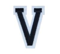 Miniblings Lettera iniziali Alfabeto ABC Hotfix Patch 4.5 Lettera V Nuova Patch Toppe termoadesive I Bambini ASSE Patch per la Stiratura