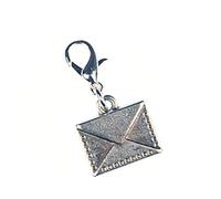 Miniblings Lettera Pacco Postale Fascino Posta penpal Argento - Gioielli Fatto a Mano placcati Argento I Ciondoli - Braccialetto di Fascino - Pendente per Il Braccialetto