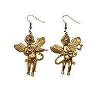 Miniblings orecchini angelo gancio di Natale oro angelo cherubini d'oro Putte - Gioielli fatto a mano placcati argento I Orecchini