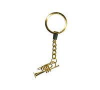 Miniblings Portachiavi Kornett con Scatola Orecchini Golden