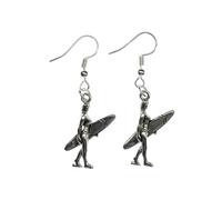 Miniblings Surfer Girl orecchini gancio surfer surfing Surf tavola da surf - Gioielli fatto a mano ho Orecchini in argento