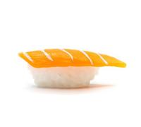 Miniblings Sushi Nigiri - Spilla da salmone, spilla in Giappone, bacchette da mangiare, fatti a mano, bigiotteria