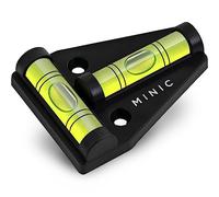 MINIC Livella a bolla a croce - Piccolo, Durevole e Infrangibile - Livellatore per caravan - Accessori per camper - Spirit Level (Standard)