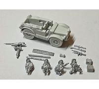 Minicarriera SPA AS-37 con 47/32, Camion Italiano Early War 1/72, Pronto