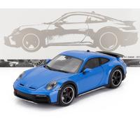 MINICHAMPS 1/18 PORSCHE 911 992 DAKAR COUPE 2022 BLU MODELLINO AUTO STATICO