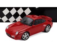 MINICHAMPS 1/18 PORSCHE 911 993 TURBO COUPE 1995 ROSSO MODELLINO AUTO STATICO