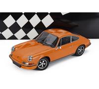 MINICHAMPS 1/18 PORSCHE 911S COUPE 1972 ARANCIO MODELLINO AUTO STATICO DIECAST
