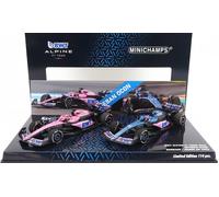 MINICHAMPS 1/43 ALPINE A523 SET 2x MIAMI + BAHRAIN 2023 OCON MODELLINO AUTO F1