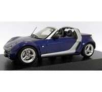 Minichamps 1/43 Scale 400 032130 Smart Roadster 2003 Blue Metallic