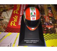 MINICHAMPS 1:8 SIMONCELLI CASCO HELMET L. E. 2600 PCS INDIVIDUALLY NUMBERED NEW