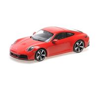 Minichamps 155064020 - Porsch. 911 (992.2) Carrer. Coupe Red 2024 - Scala 1/18 - modellino Auto