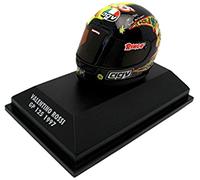 Minichamps - 397970046 - Pronti per Veicoli - Modello per la Scala - Casco Agv GP 125 Cm - 1997 - V.Rossi - Scala 1/8