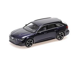 Minichamps 410018016 - AUD. RS 6 Avant Violet Metallic 2019 - Scala 1/43 - Modello da Collezione