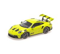 Porsche 911 (992) GT3 RS 2023 Verde Cerchi Neri Modellino 1:43 Minichamps